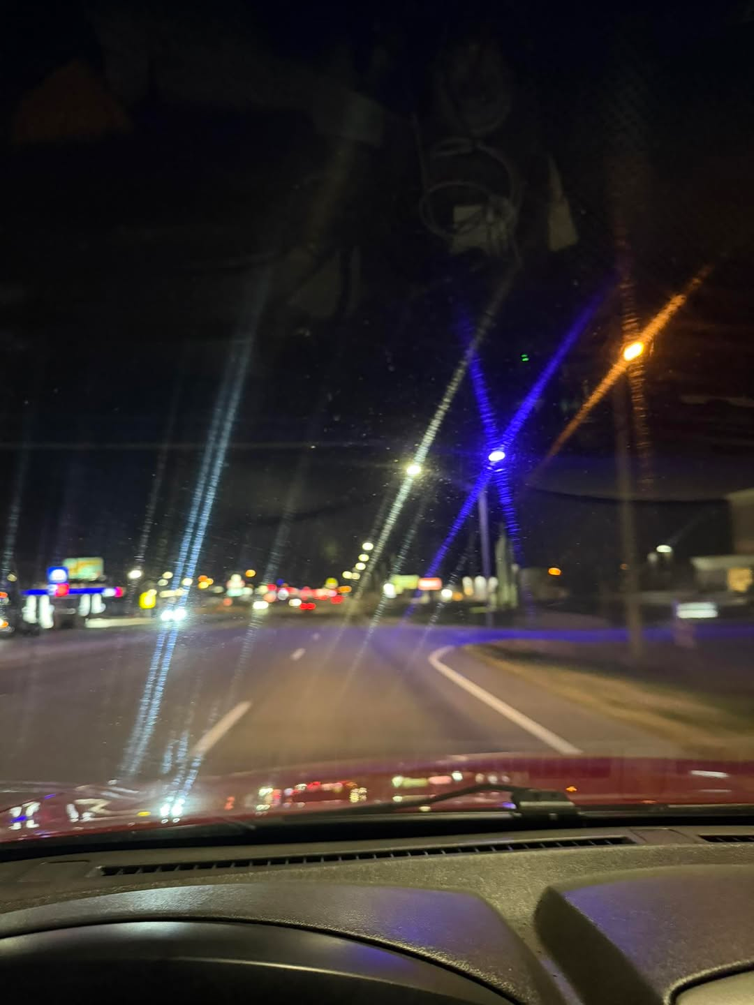 windshield glare